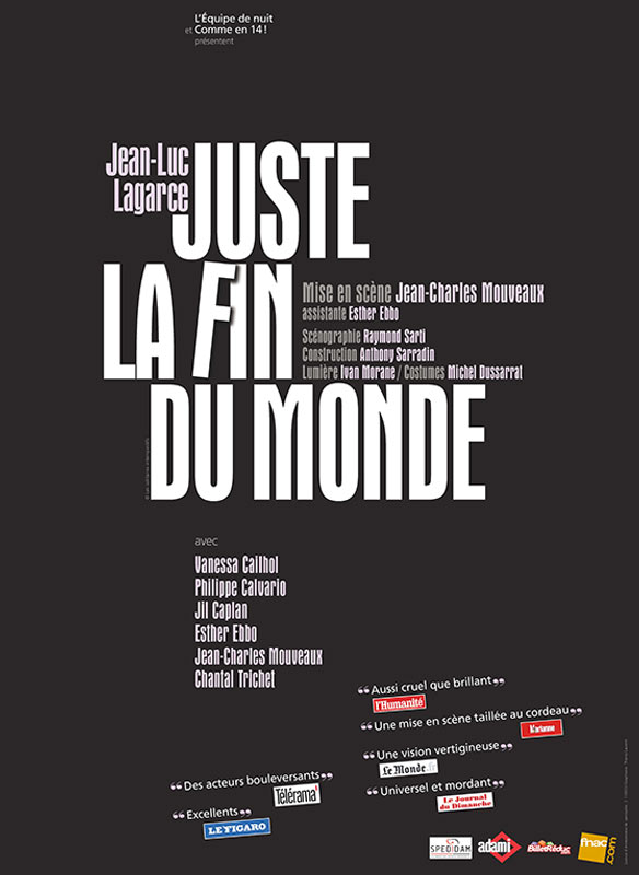JUSTE LA FIN DU MONDE