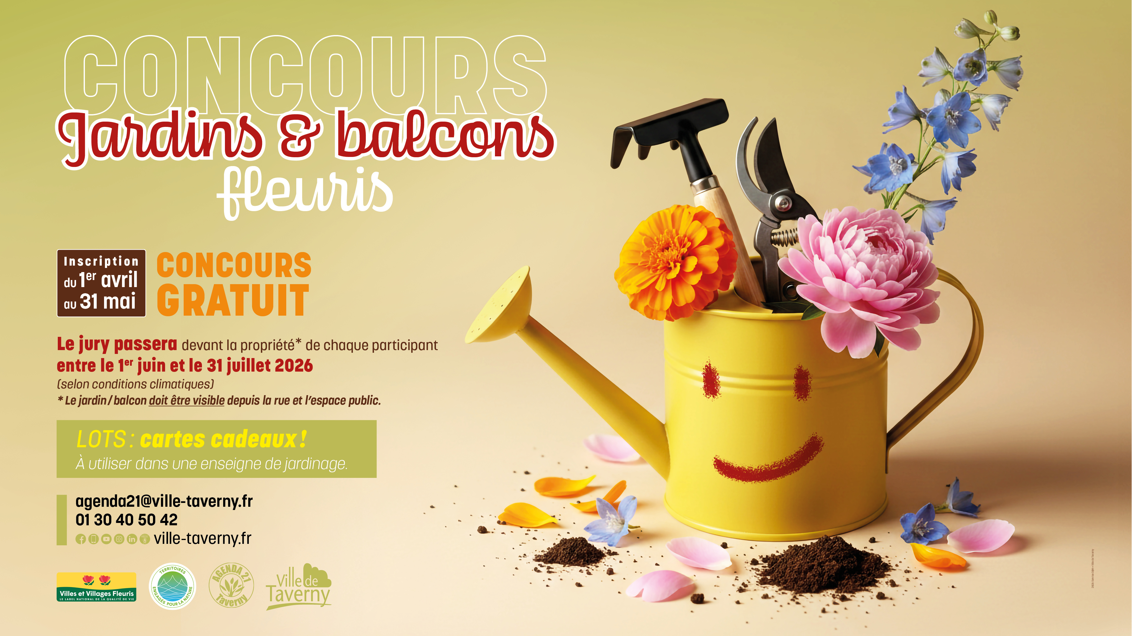 Concours Jardins et balcons fleuris 2026