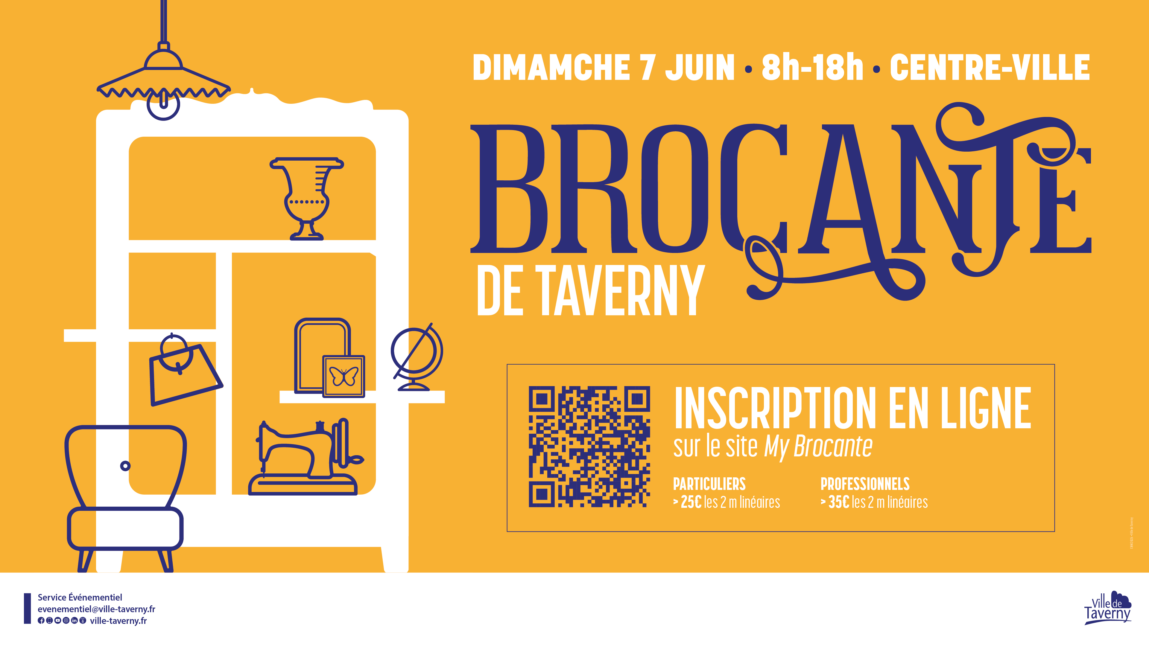 Brocante de Taverny : les inscriptions sont ouvertes ! 