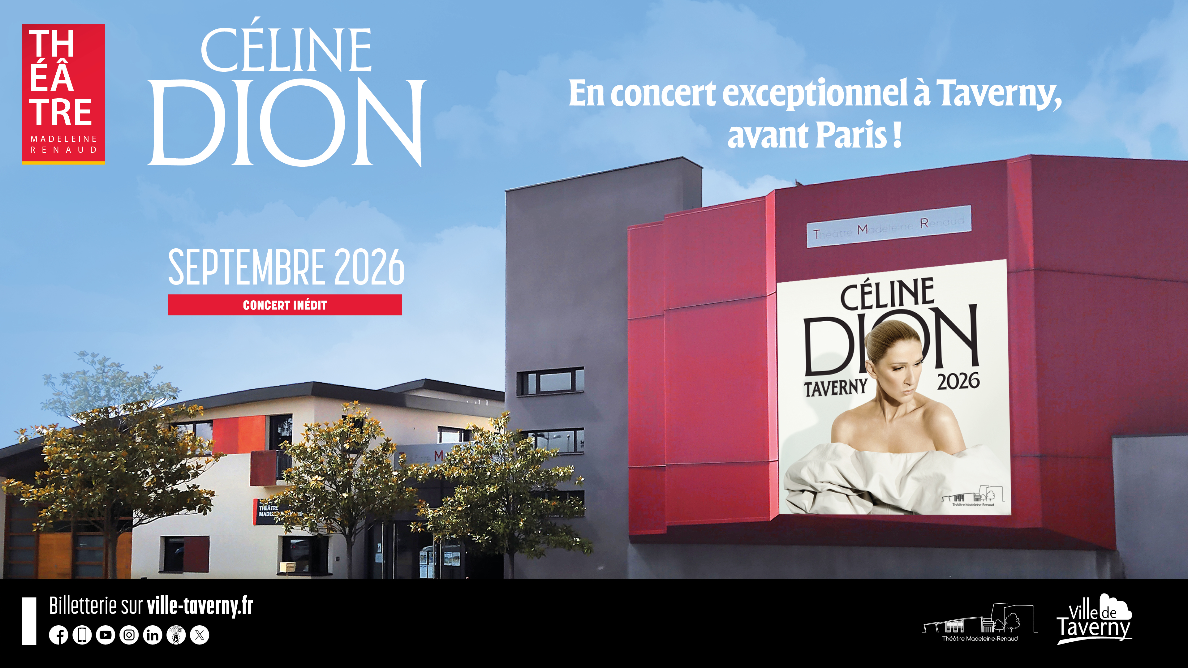  Céline Dion en concert exceptionnel à Taverny