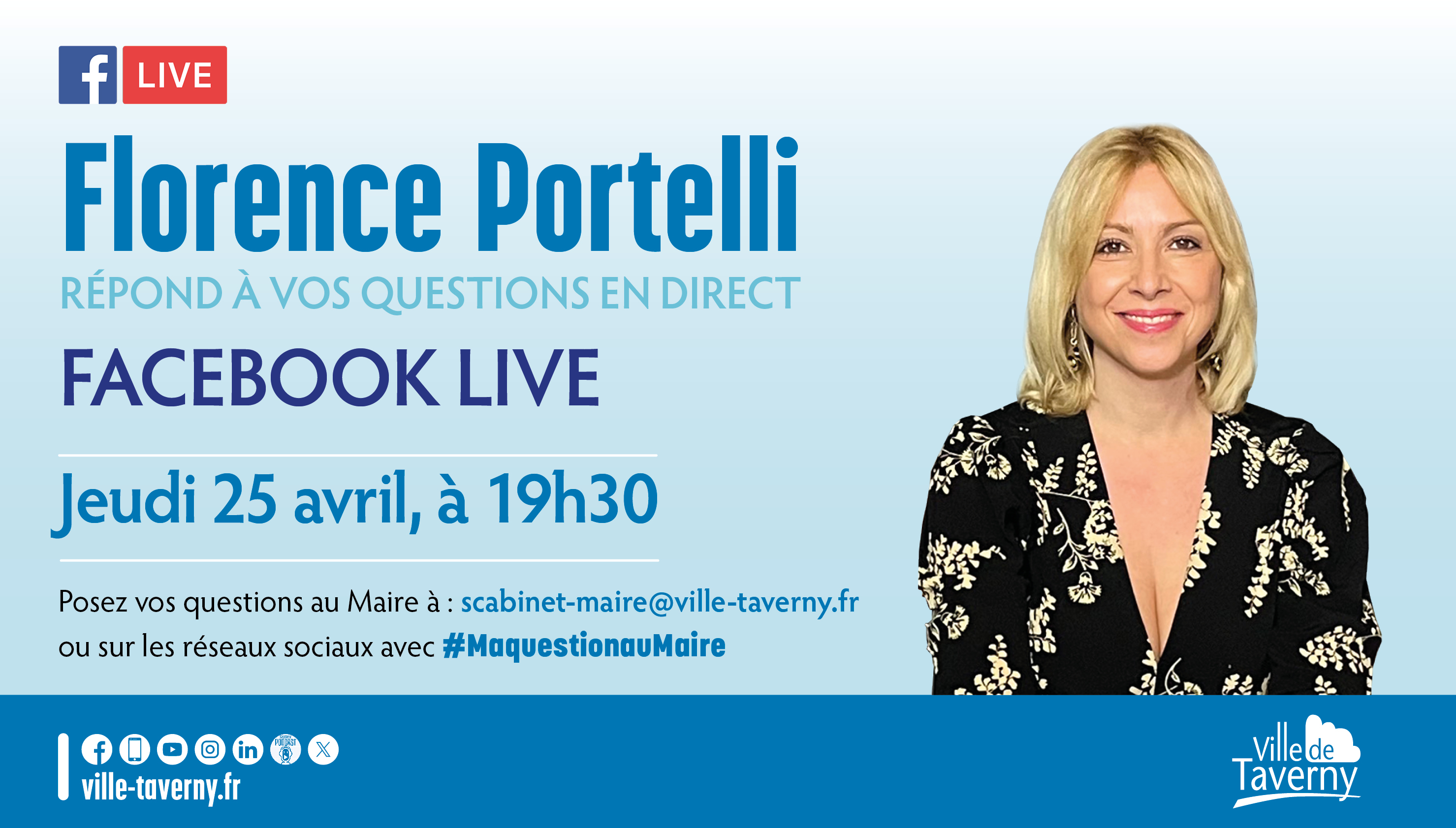 Facebook Live - Jeudi 25 avril 2024