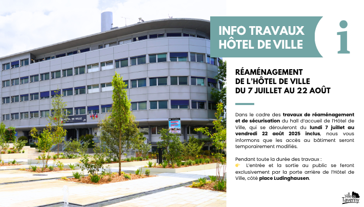 Réaménagement de l'Hôtel de Ville