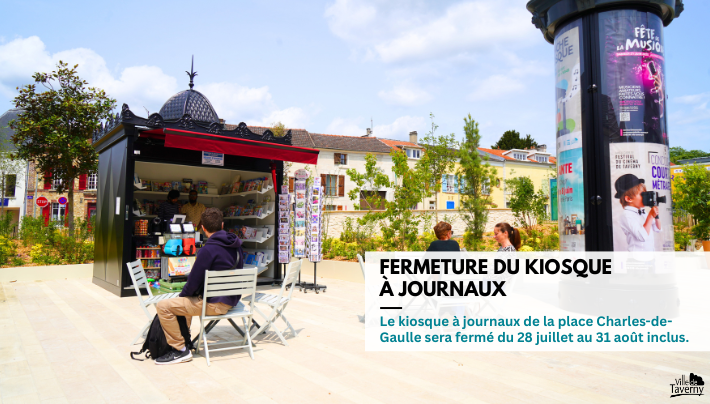 Fermeture du kiosque à journaux