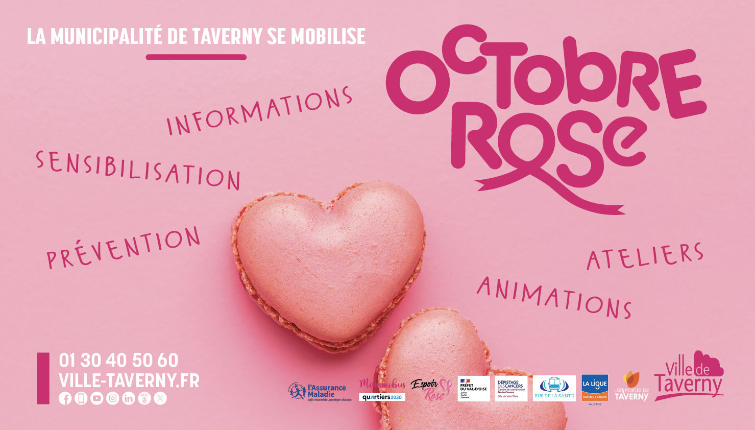 Octobre rose 2025 : Taverny se mobilise