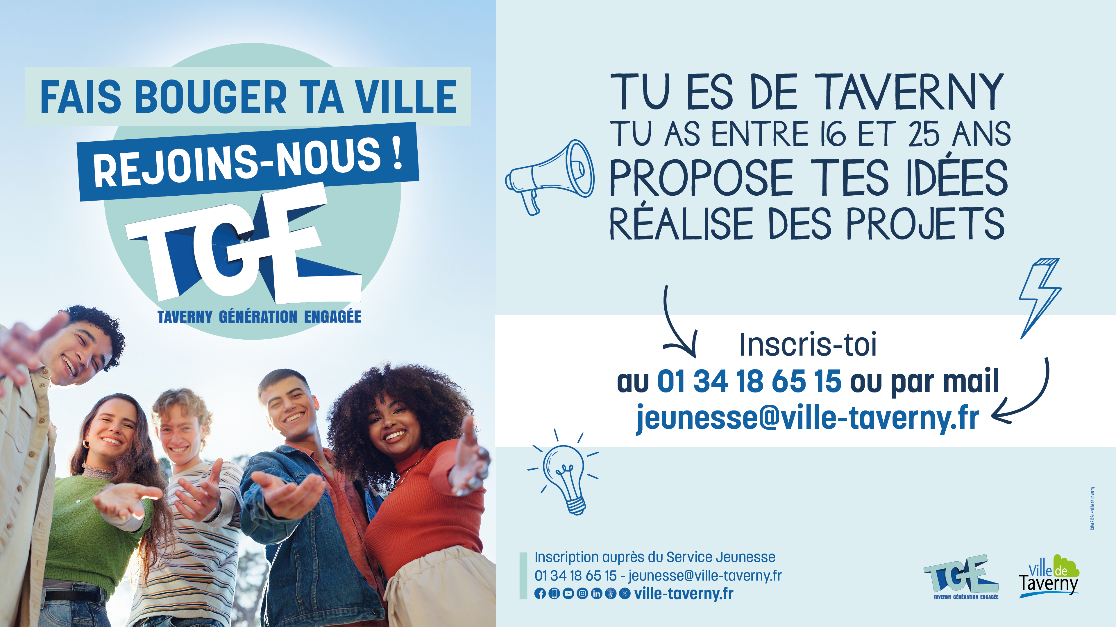 Le TGE : la jeunesse de Taverny s’engage