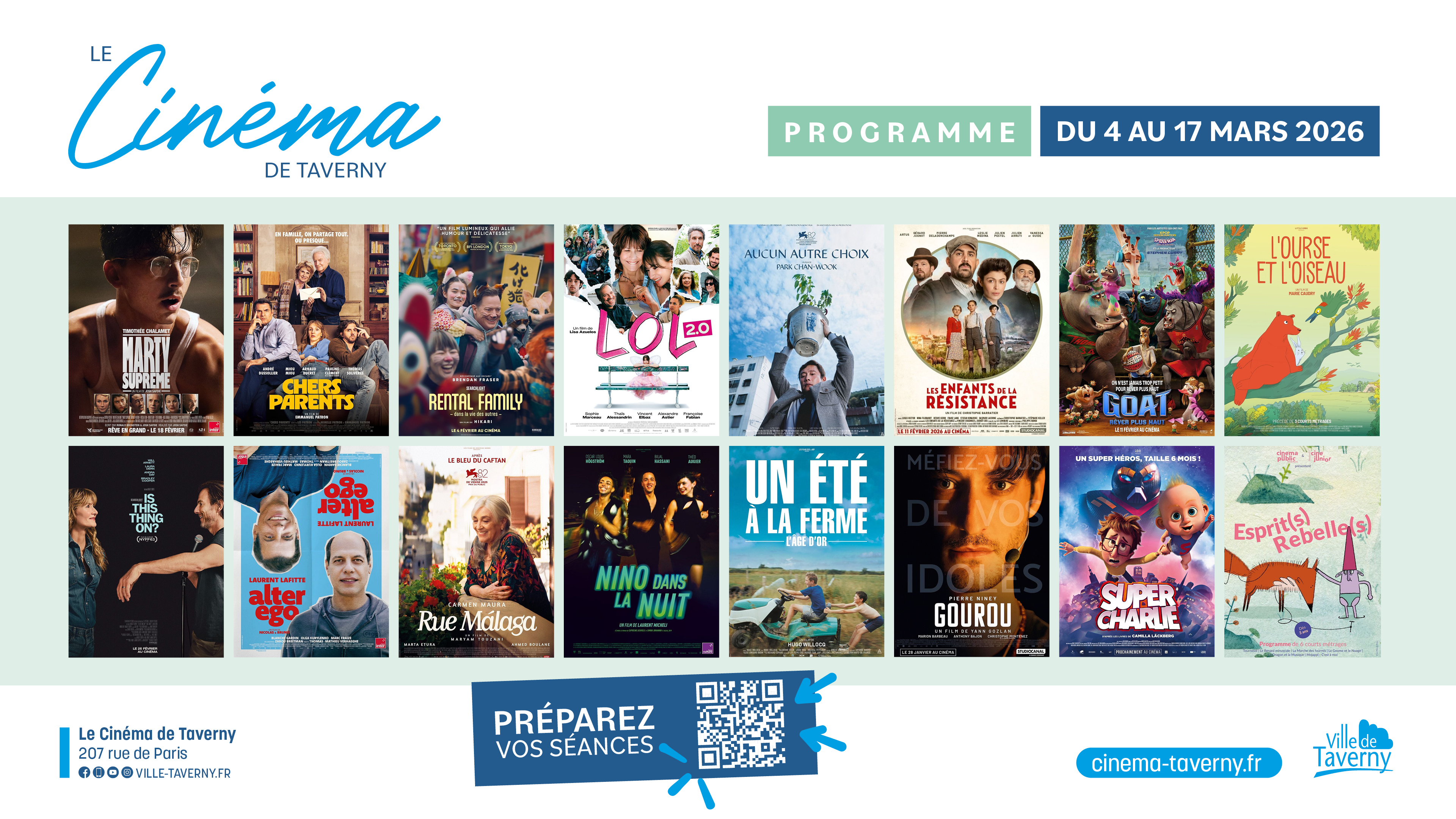 Le programme ciné est là ! 