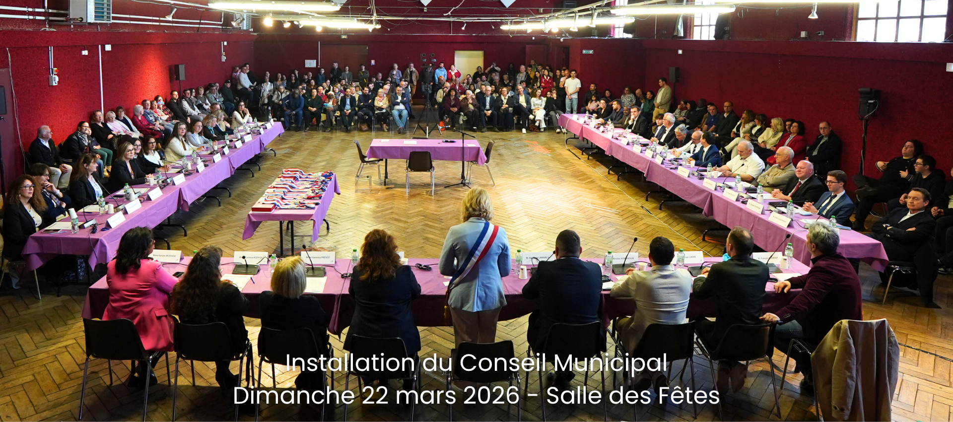 Installation conseil municipal de Taverny