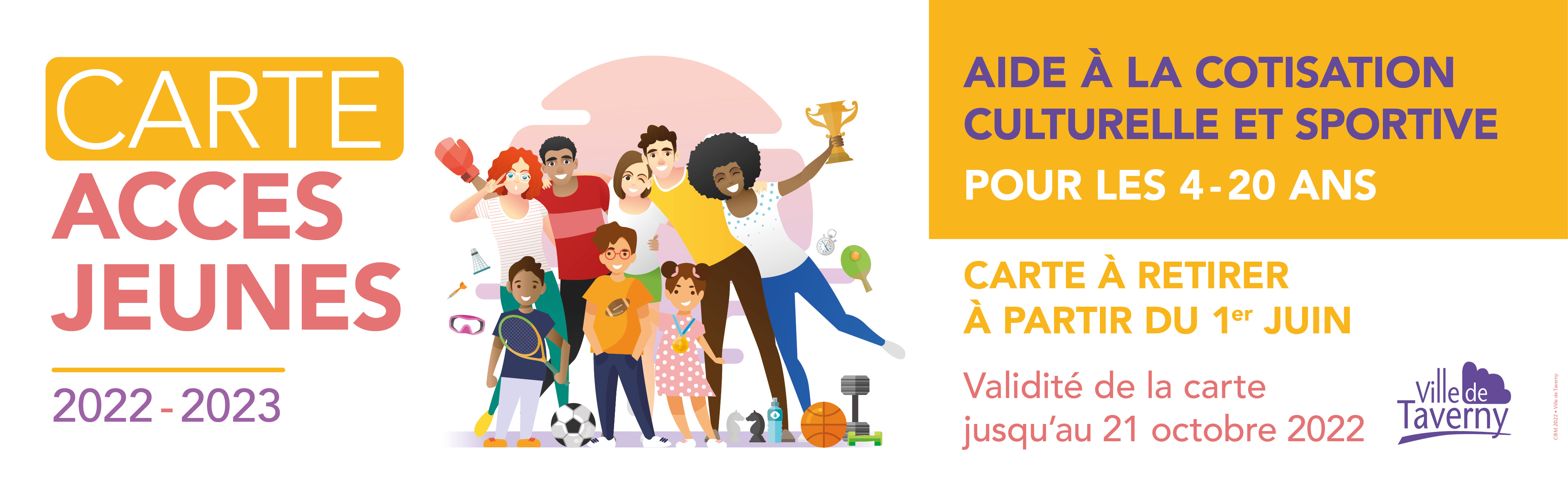 carte accès jeunes Taverny 2022-2023