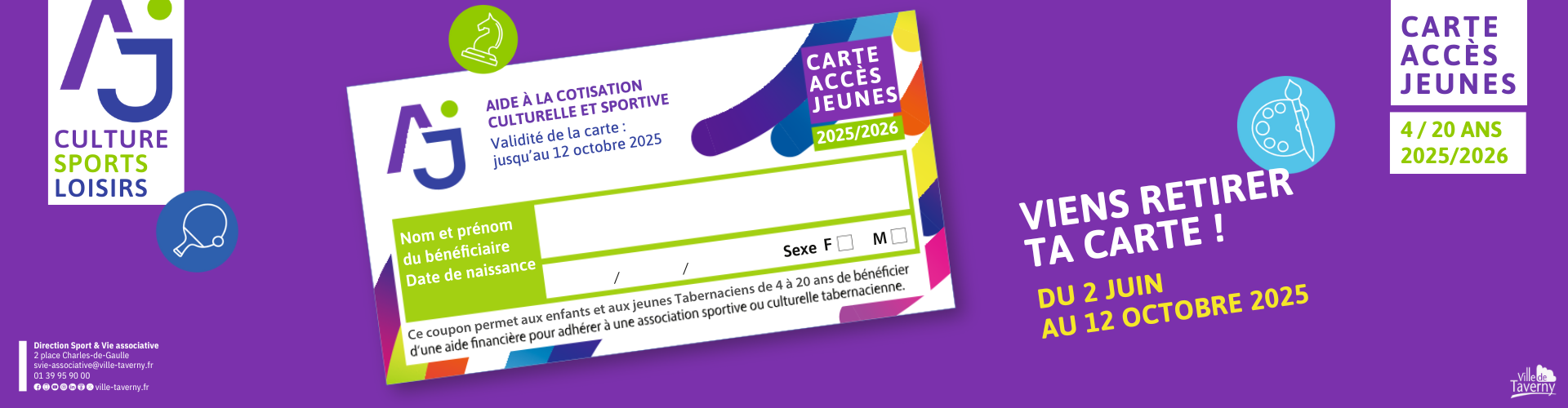 La Carte Accès Jeunes 2025-2026