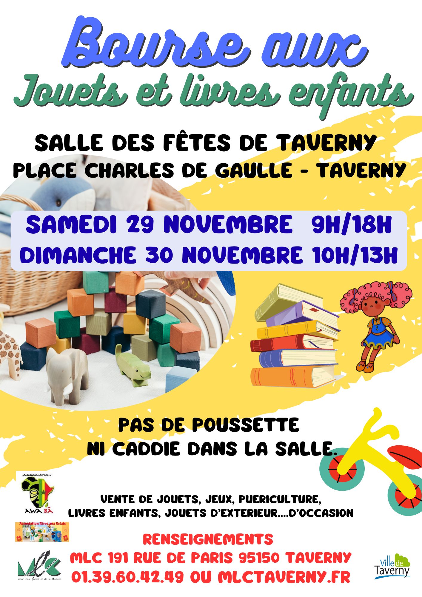 Bourse aux jouets et livres pour enfants