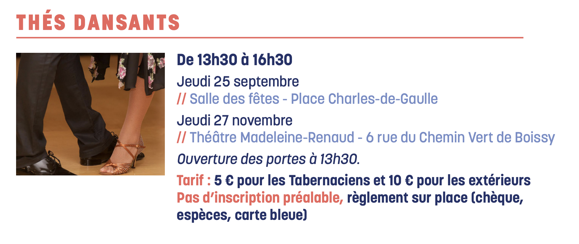 Thé Dansant aux couleurs de Noël 