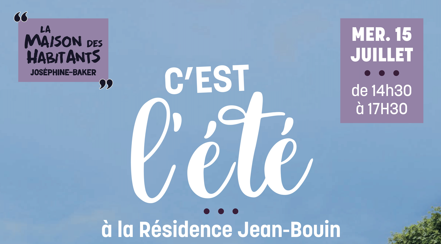 C'est l'été à la Résidence Jean-Bouin