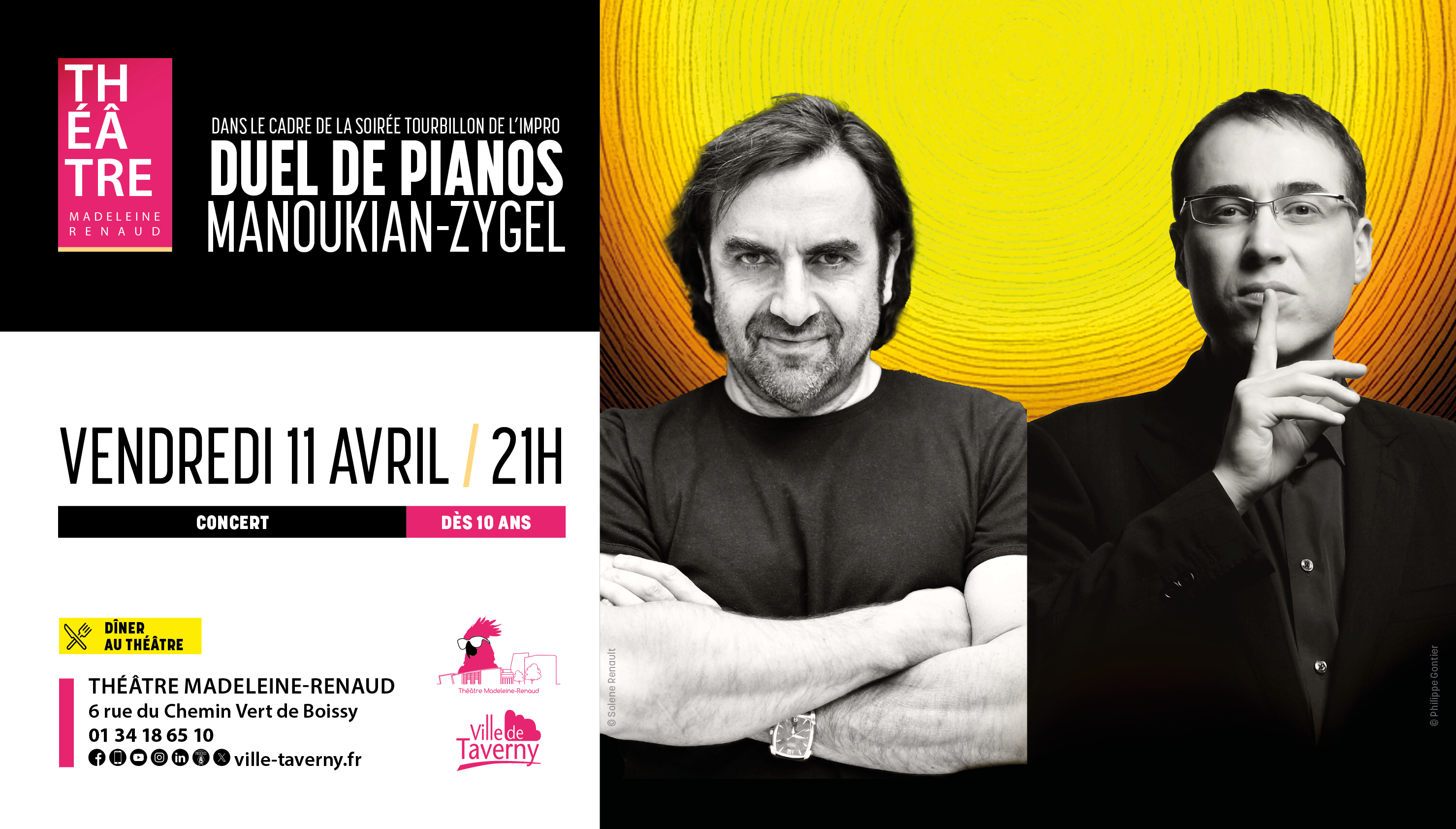 CONCERT : DUEL DE PIANOS MANOUKIAN-ZYGEL