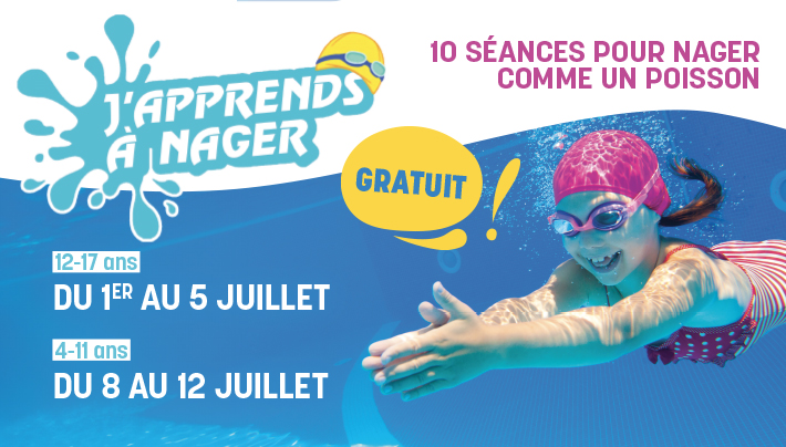 J'apprends à nager
