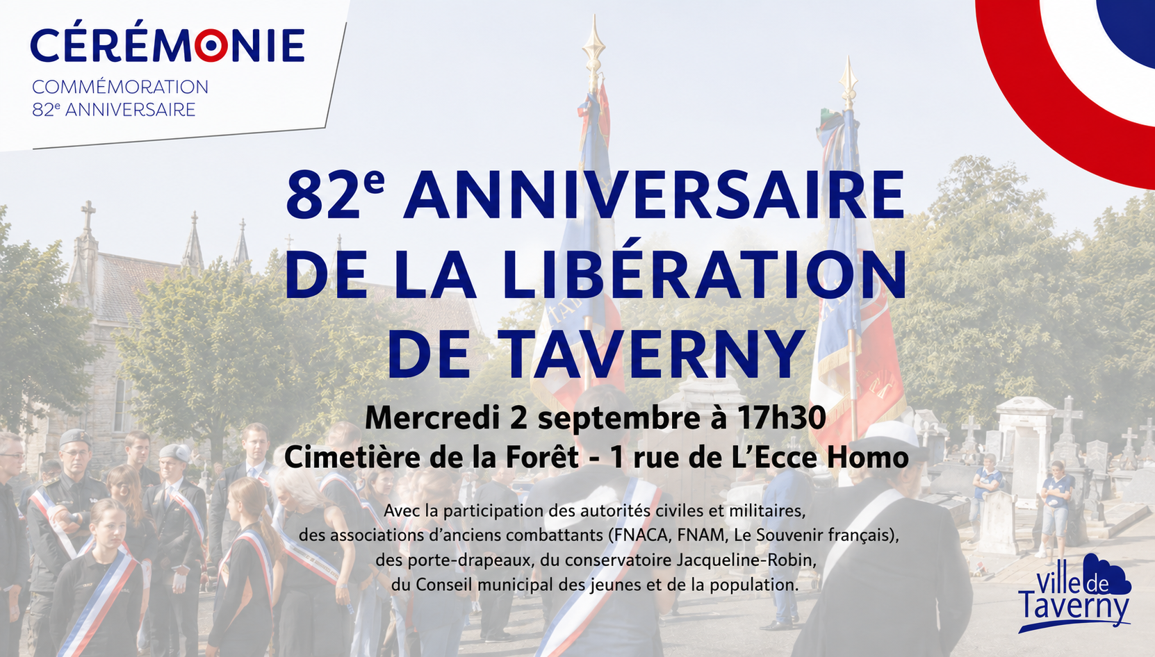 Cérémonie - 82e anniversaire de la Libération de Taverny