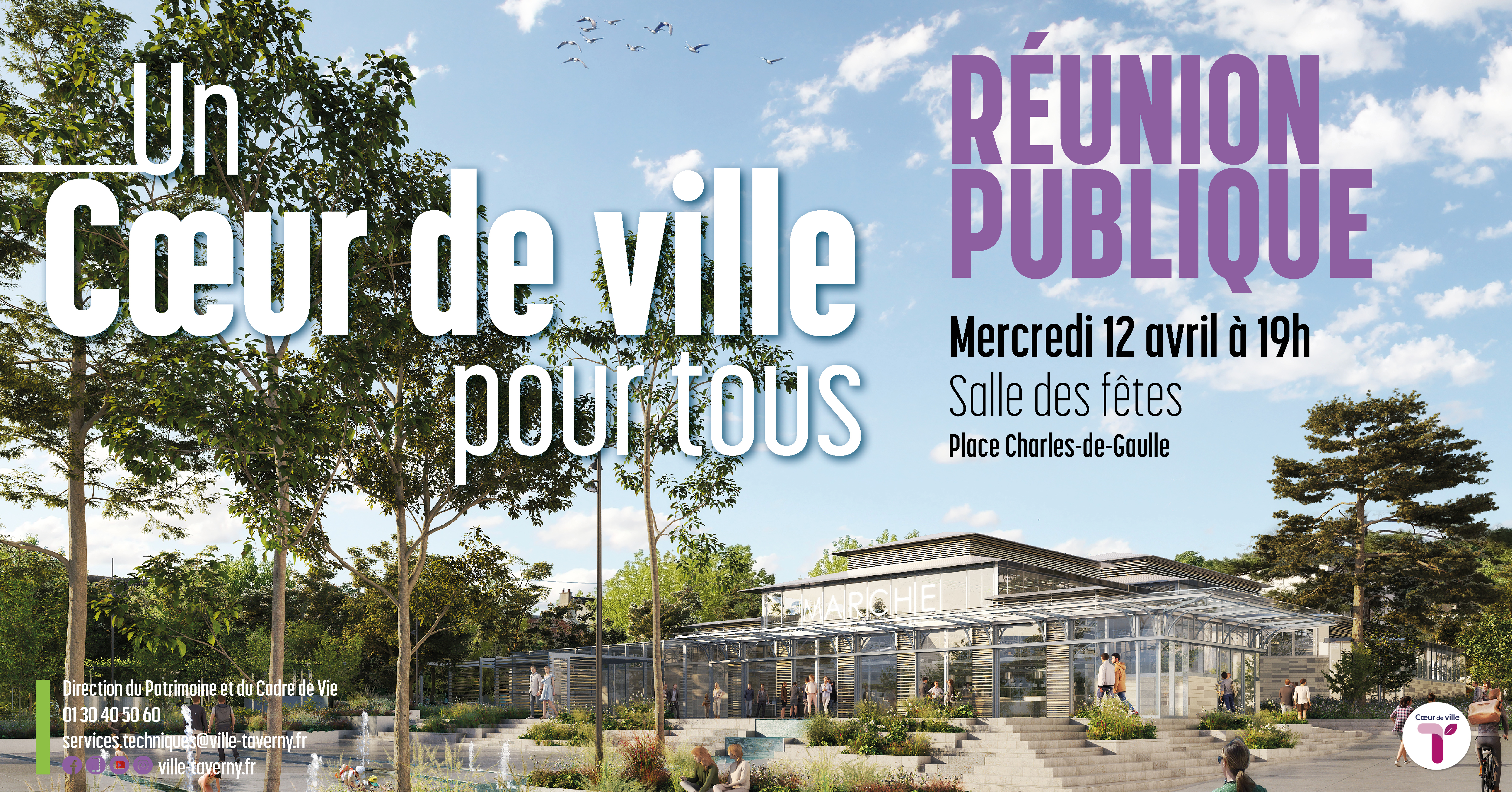 Réunion publique cœur de ville