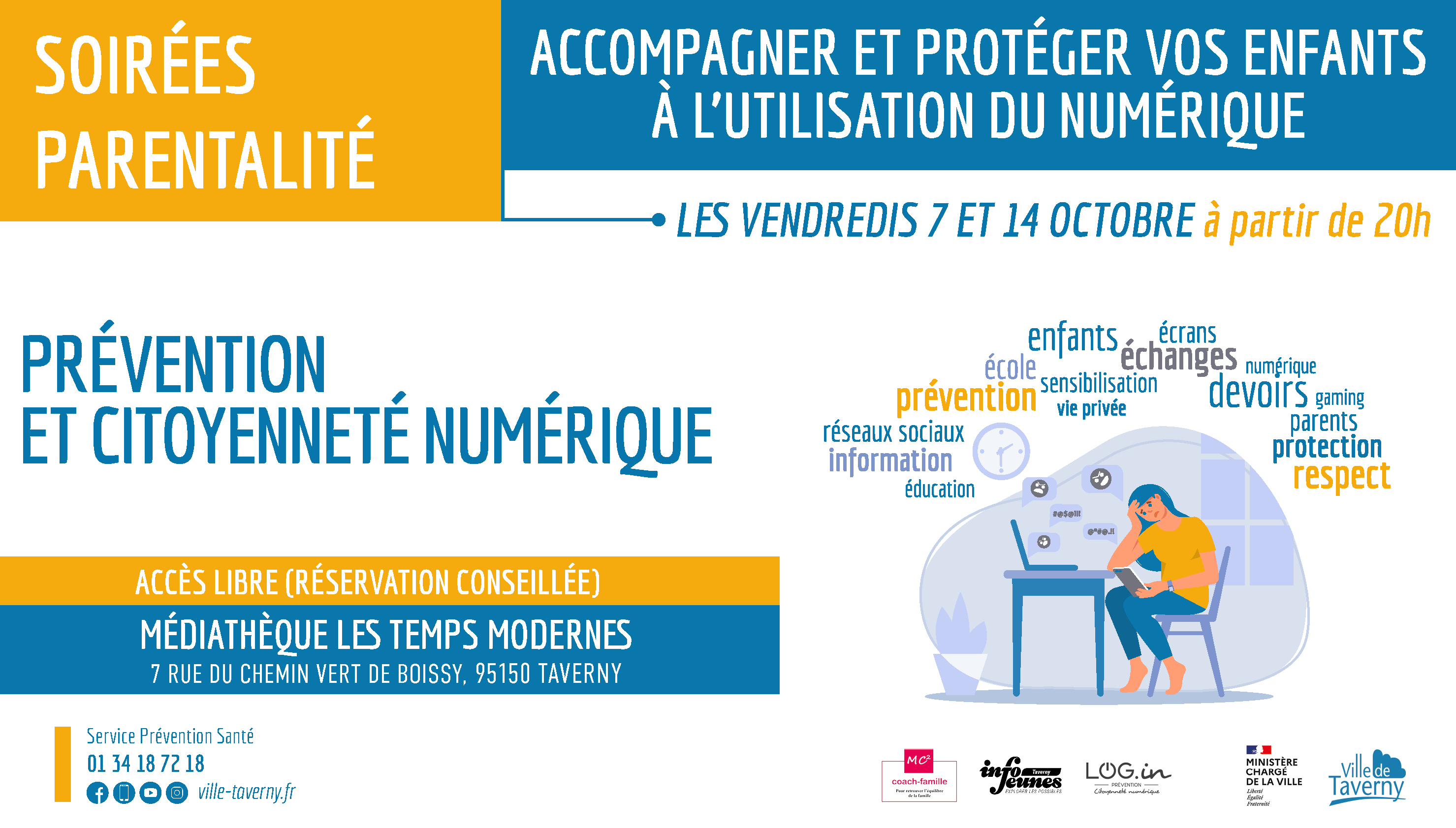 Soirées parentalité : Prévention & citoyenneté numérique