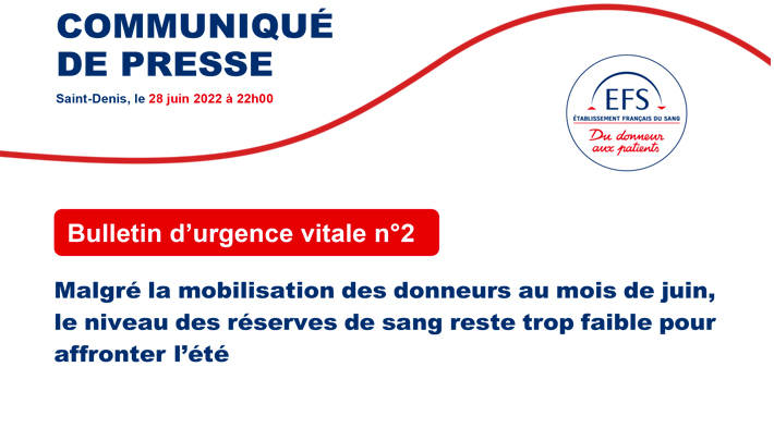 Urgence don de sang