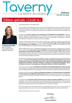 la lettre du maire spécial covid avril 2020